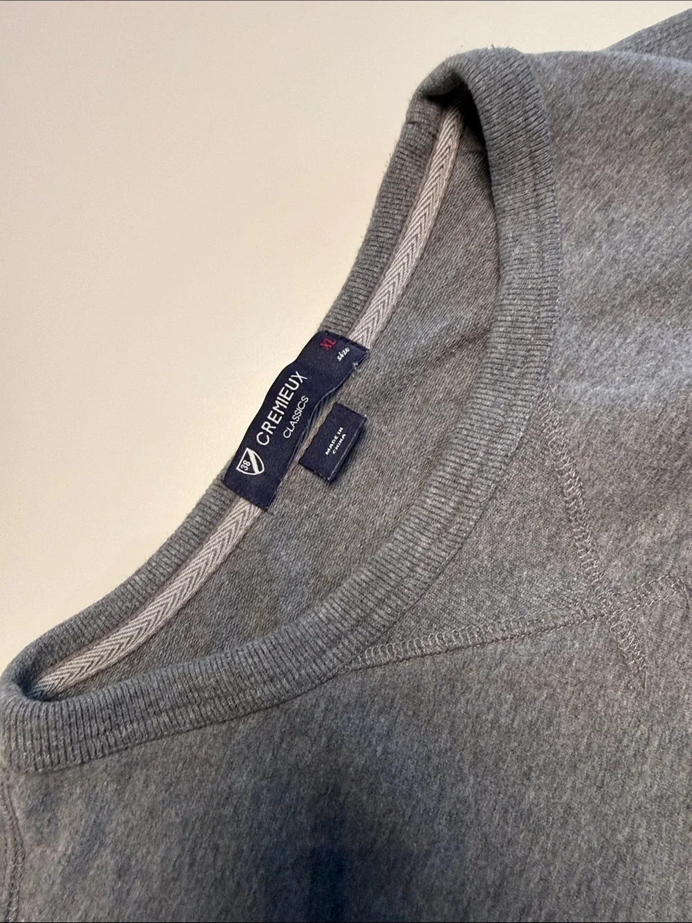 Daniel Cremieux Grey Crewneck Sweatshirt